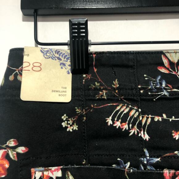 Anthropologie X Pilcro The Demilune Boot Utility Pants Multicolor Size 28 - Picture 5 of 6